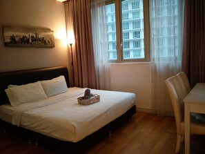 Apartment, 2 Bedrooms | Laptop workspace, blackout drapes, iron/ironing board, free WiFi - Marc Service Residence by LCH (Kuala Lumpur)