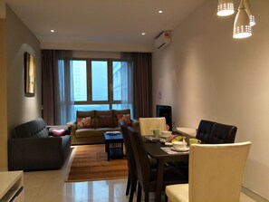 Apartment, 2 Bedrooms | Living area | Flat-screen TV - Marc Service Residence by LCH (Kuala Lumpur)