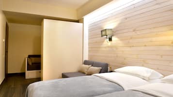 1 habitación y ropa de cama hipoalergénica