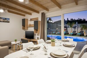 Villa, Private Pool | In-room dining