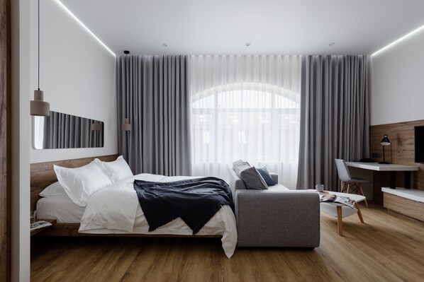 Literie de qualité supérieure, décoration personnalisée