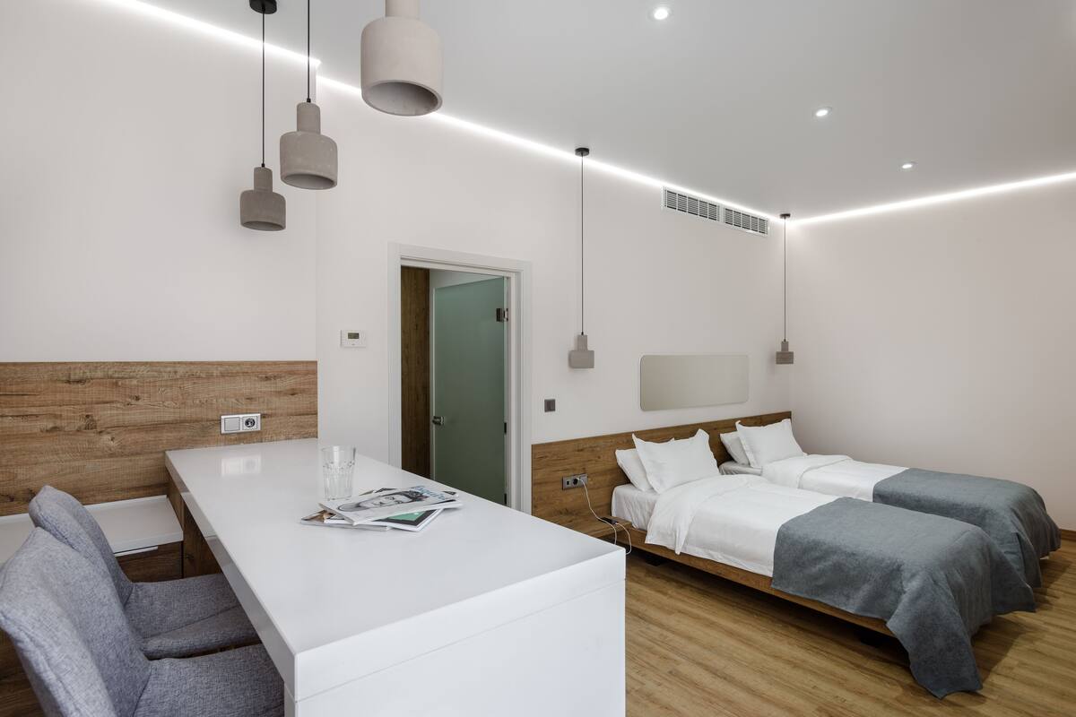 Studio, 2 eenpersoonsbedden | 1 slaapkamer, luxe beddengoed, individueel gedecoreerd