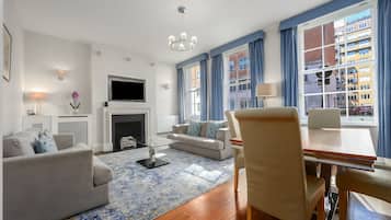 Appartement Premium, 3 chambres | Coin séjour