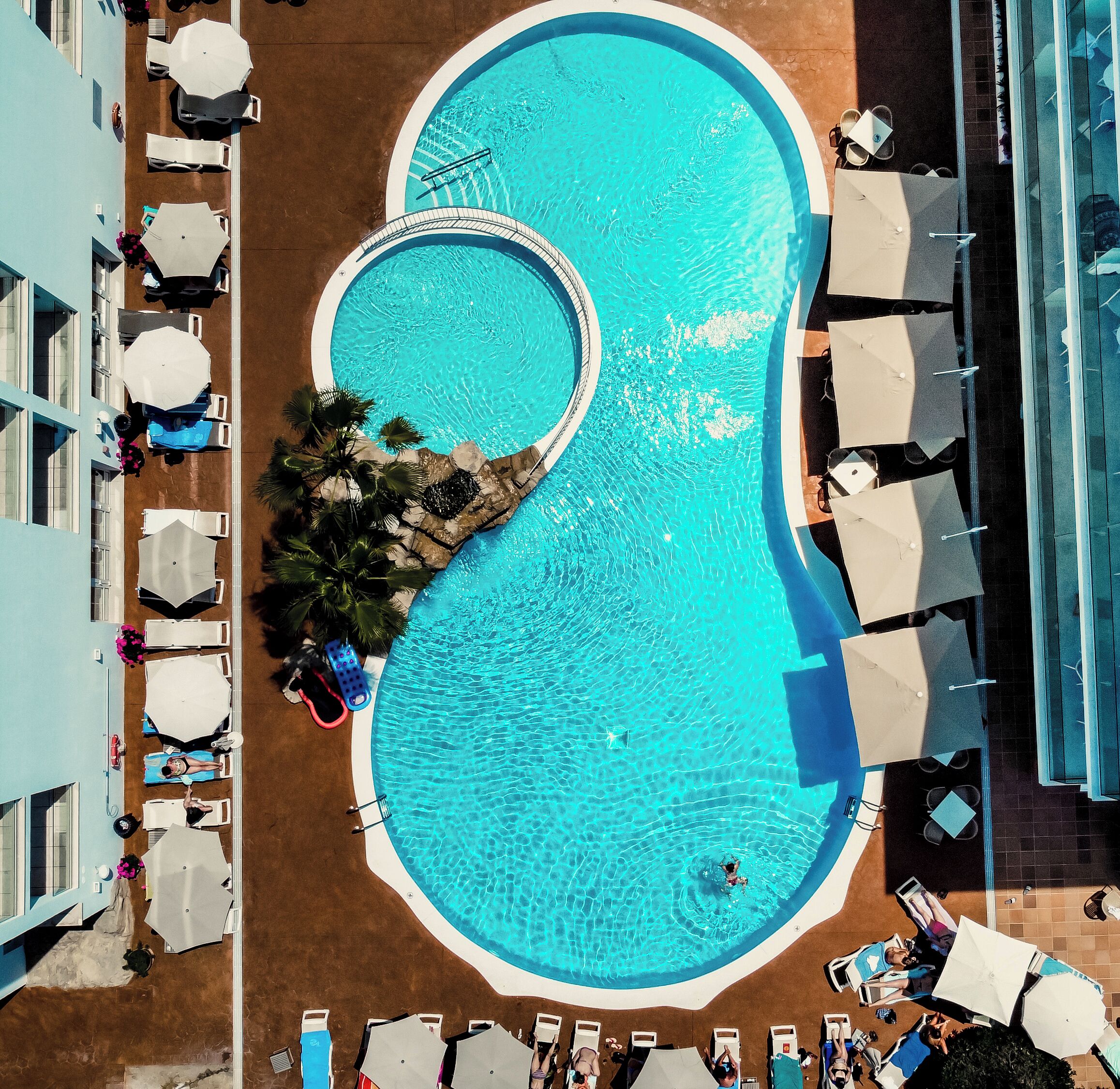 indoor pool, outdoor pool