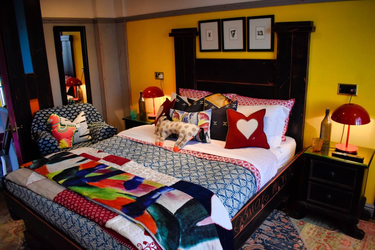 Grand-Zimmer, 1 King-Bett, eigenes Bad, Gartenblick