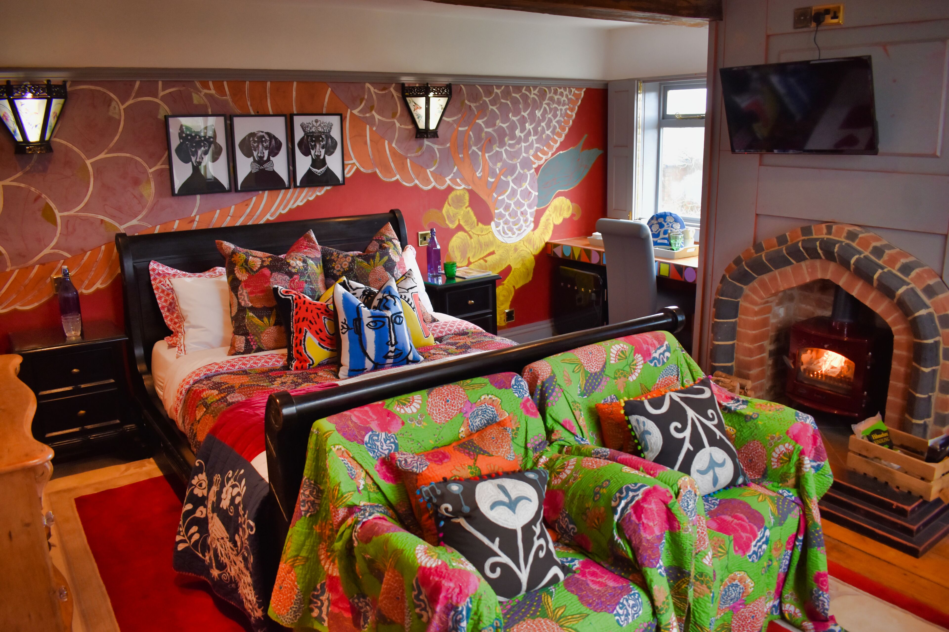 Luxury-Zimmer, 1 King-Bett, eigenes Bad, Parkblick