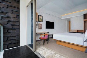 aloft, Chambre, 1 très grand lit, fumeur, vue ville