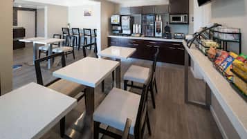 Free daily on-the-go breakfast