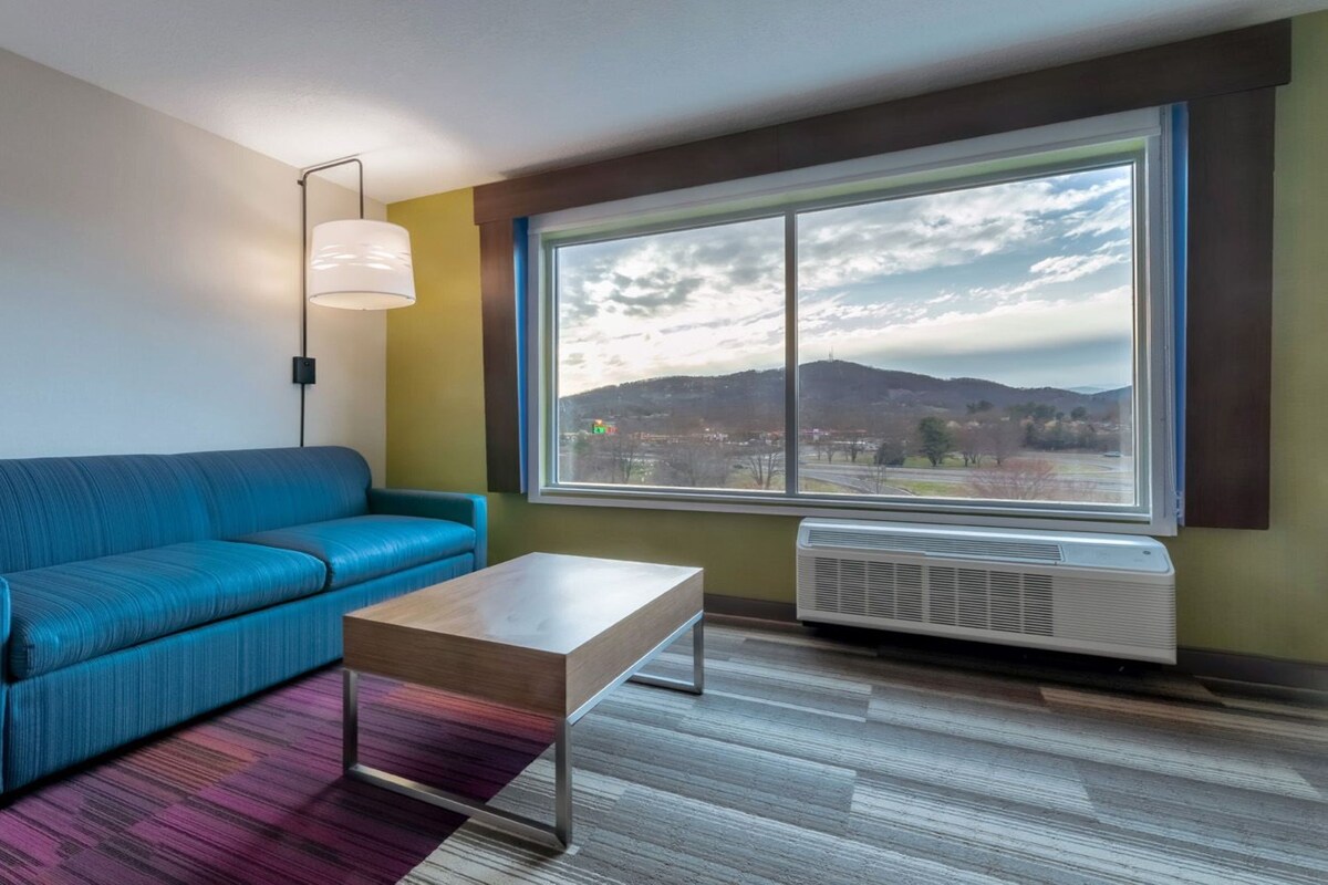 Suite, 2 Queen Beds (Additional Living Area) | In-room safe, desk, laptop workspace, blackout curtains