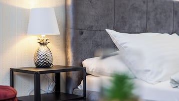 Familierom | Minibar, lydisolert, wi-fi (inkludert) og sengetøy