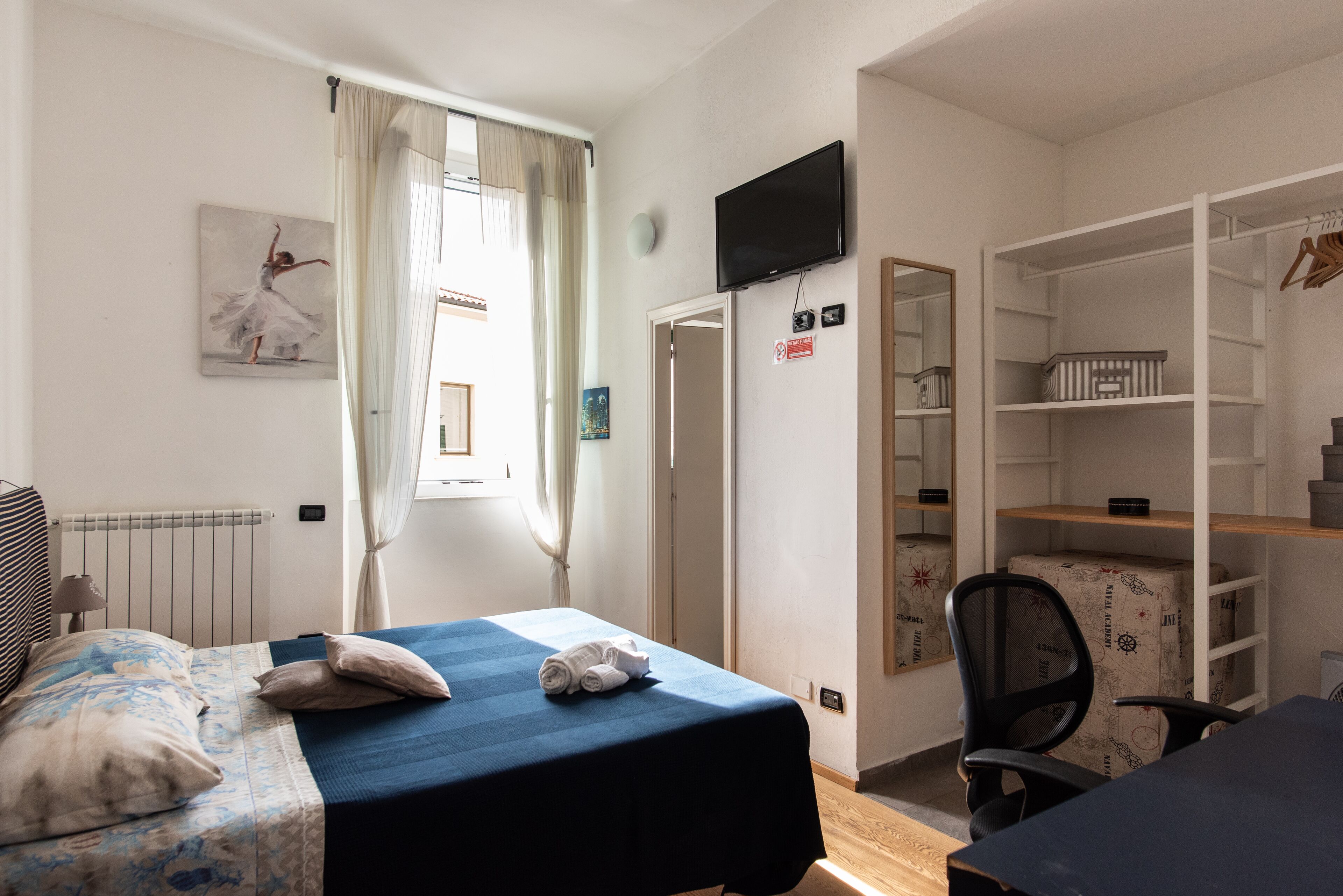 City Double Room | Premium bedding, memory foam beds, desk, soundproofing