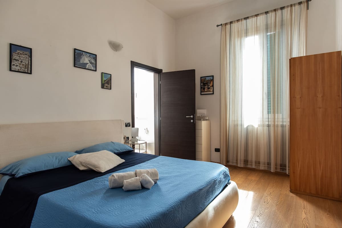 Doppelzimmer | 1 Schlafzimmer, hochwertige Bettwaren, Betten mit Memory-Foam-Matratzen