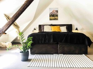 2 bedrooms, iron/ironing board, free WiFi, bed sheets - Maisonette at the market Castle view | WLAN + Netflix (Wernigerode)