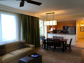 Téléviseur, lecteur de DVD, chaîne audio