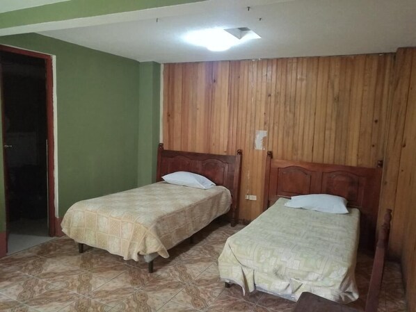 Free WiFi, bed sheets