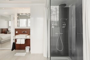 Ducha, cabezal de ducha tipo lluvia, artículos de tocador de diseñador