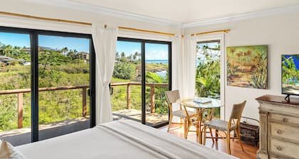 Kauai Honeymoon : View Sea Turtles from Your Oceanfront Deck-AC-No Cleaning Fee