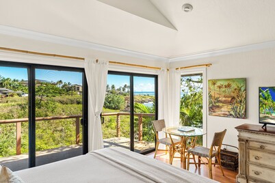 Kauai Honeymoon : View Sea Turtles from Your Oceanfront Deck-AC-No Cleaning Fee