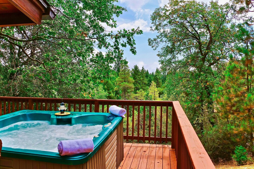 San Jacinto Lodge: Hot Tub, Walk to Town, Views, NEW LISTING