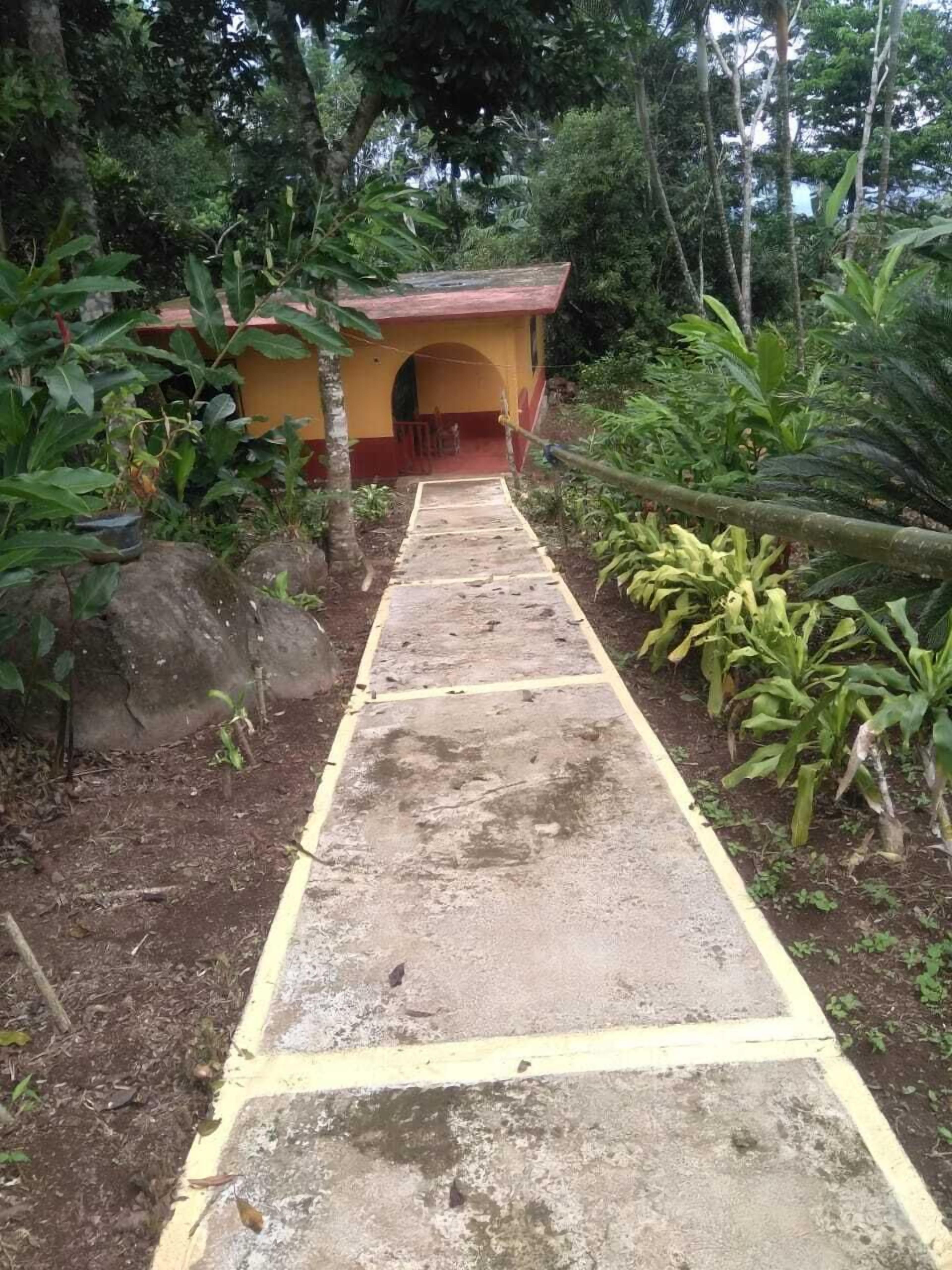 Entrada de la propiedad