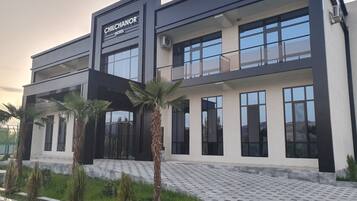 Front of property – evening/night