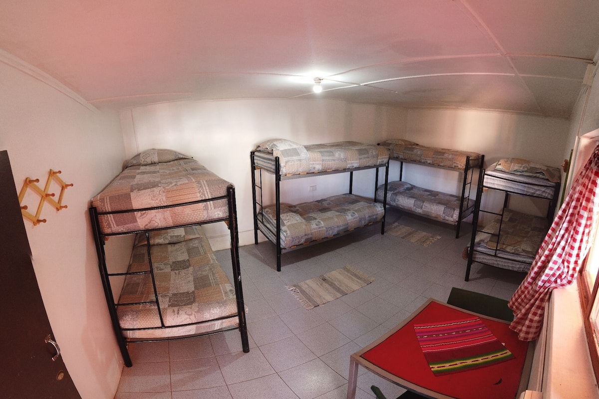 Shared Dormitory (8 pax) | Iron/ironing board (on request), bed sheets