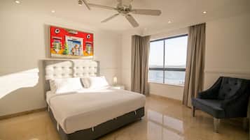 4 soverom, safe på rommet, wi-fi (inkludert) og sengetøy