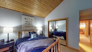 Ferienhaus, Mehrere Betten (Family Mountain Chalet) | 2 Schlafzimmer, hochwertige Bettwaren