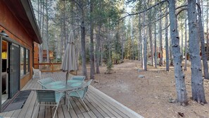Hus - flera sängar (Family Mountain Chalet) | Balkong