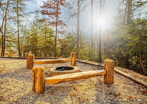 Wood burning firepit