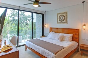 Penthouse Deluxe, 1 cama King size | 1 habitación, wifi gratis y ropa de cama 