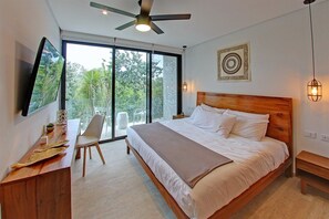 Penthouse Deluxe, 1 cama King size | 1 habitación, wifi gratis y ropa de cama 