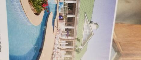 Indoor pool, outdoor pool