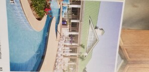 Indoor pool, outdoor pool