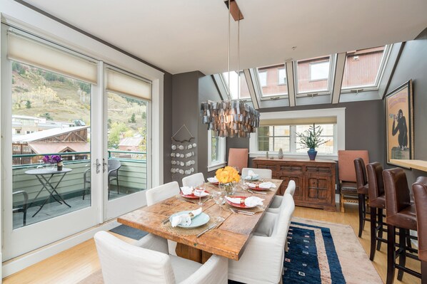 Townhome, 3 Bedrooms | Private kitchen | Fridge, microwave, coffee/tea maker, cookware/dishes/utensils - Pacific Place by Exceptional Stays (Telluride)