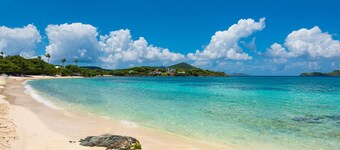 Sapphire Beach, Crystal Cove Condo. Prime Location. Steps to Turquoise Water!