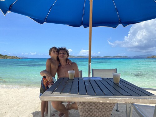 Sapphire Beach, Crystal Cove Condo. Prime Location. Steps to Turquoise Water!