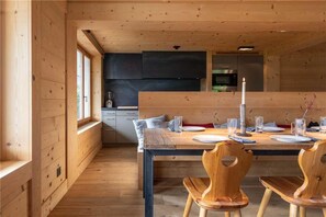 Villa, Multiple Beds (Chalet Isabel) | Private kitchen | Fridge, microwave, stovetop, dishwasher