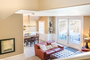 Townhome, 2 Bedrooms | Living room | 42-inch flat-screen TV with cable channels, TV - Pacific Place TOO - Condo, Downtown Telluride, Steps From Town Park (Telluride)