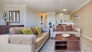 Apartment, 2 Bedrooms, Ocean View | Living room - Cabarita Beachfront Apartments (Bogangar)