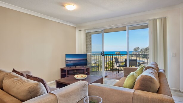 Apartment, 2 Bedrooms, Ocean View | Living area - Cabarita Beachfront Apartments (Bogangar)