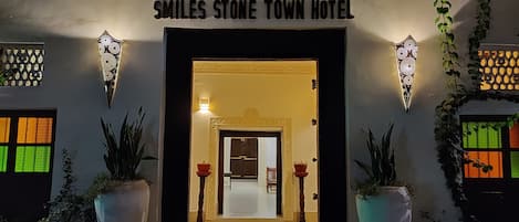 Front of property - evening/night