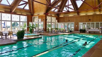 Indoor pool, outdoor pool