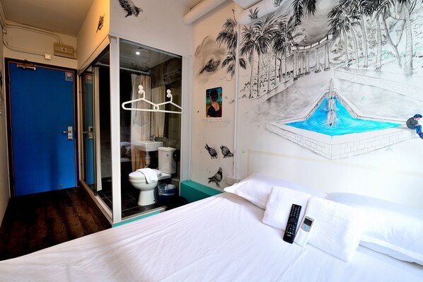 双人房 | 免费 WiFi、床单