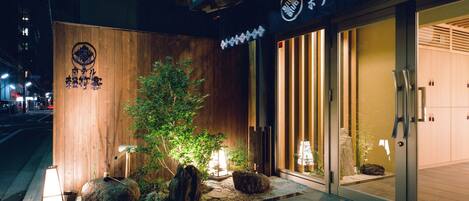 Front of property - evening/night