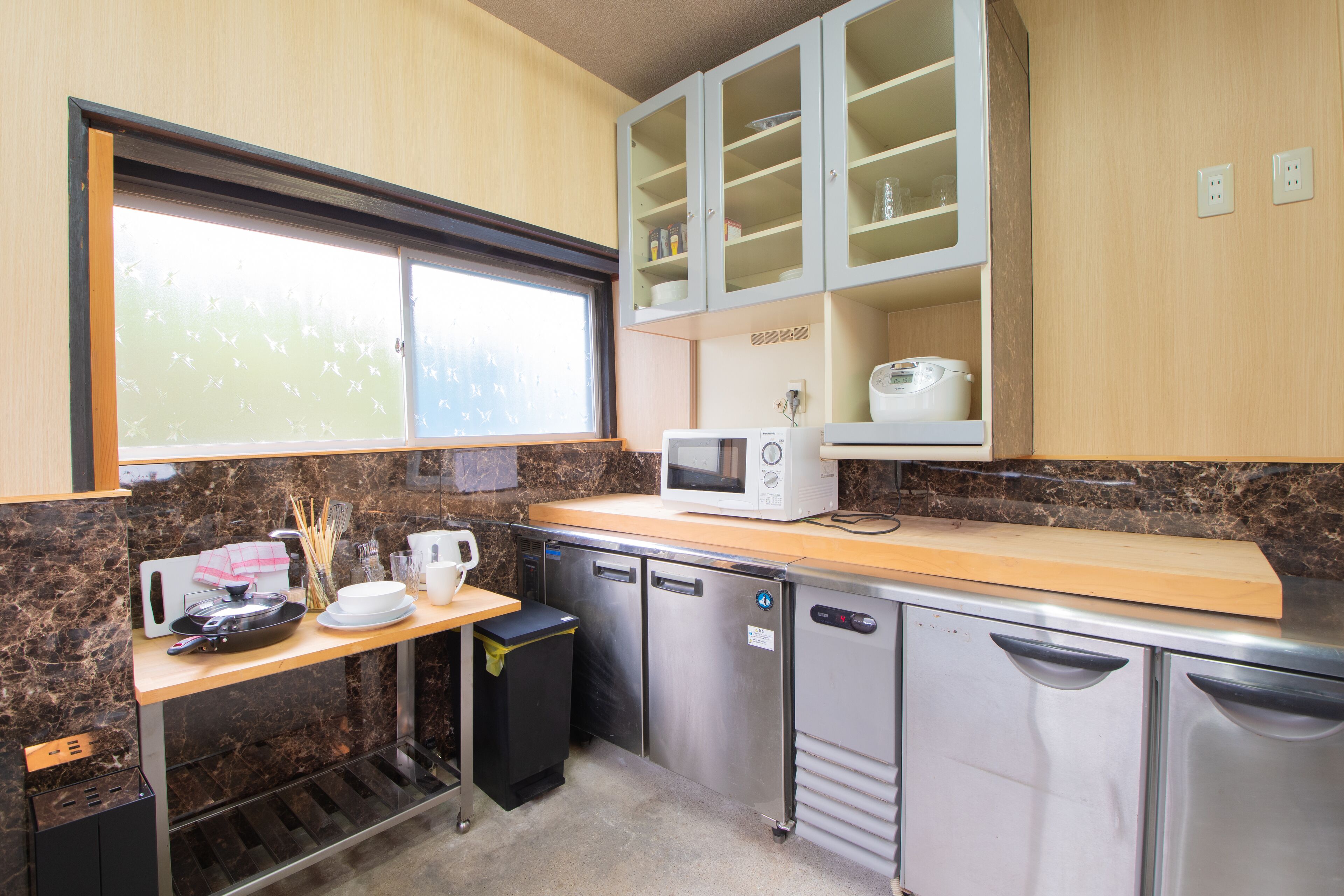 Rumah Tradisional, 2 kamar tidur | Dapur pribadi | Lemari es besar, microwave, kompor, dan ketel listrik