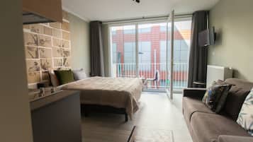 Klassieke studio | Een strijkplank/strijkijzer, gratis wifi, beddengoed