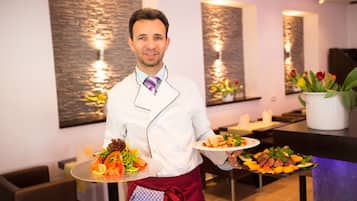 Lunch and dinner served