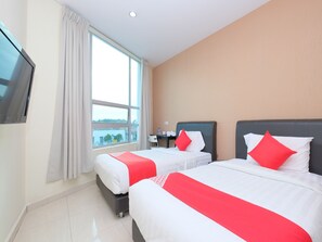 Standard Twin Room - OYO 89493 Q Hotel Mentakab (Mentakab)
