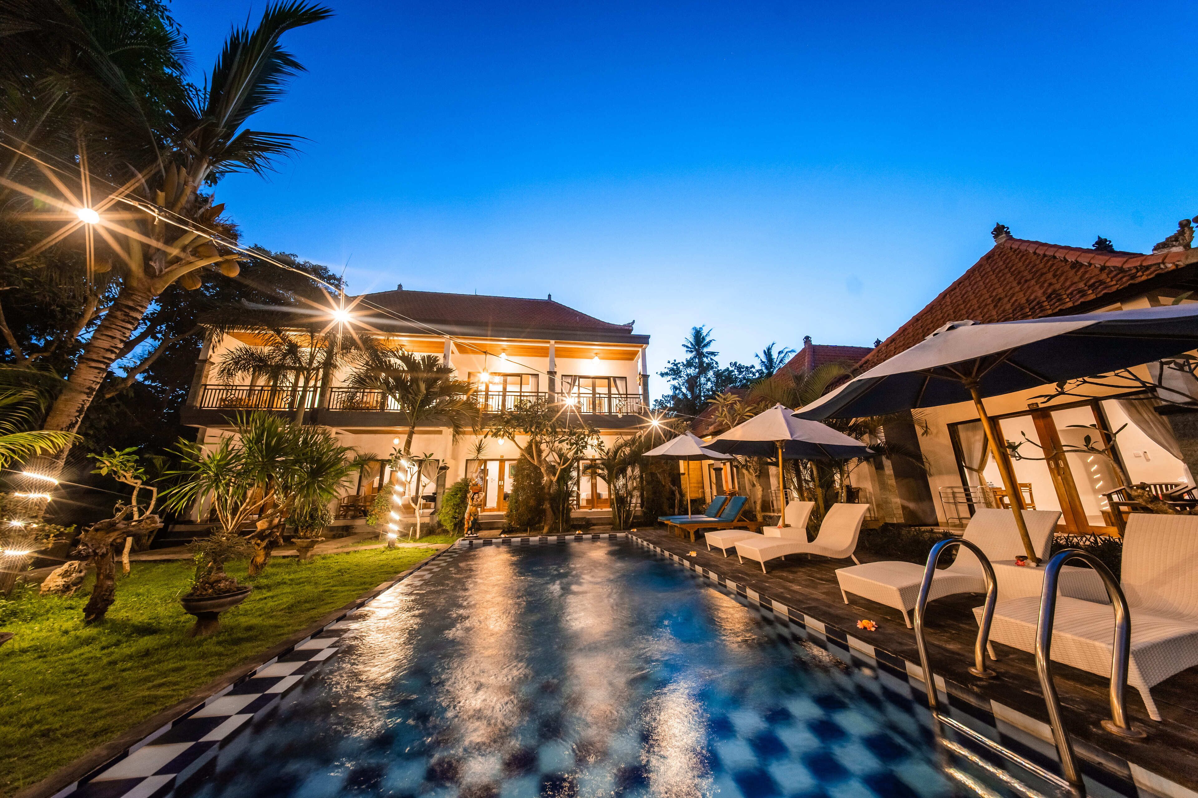 Fachada de la propiedad